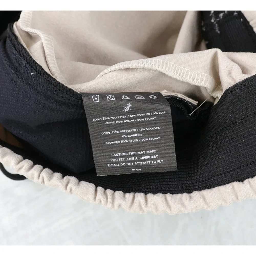 NOBULL Jogger Pants Mens Medium Tan Zipper Pockets Tapered Training Sweatpants
